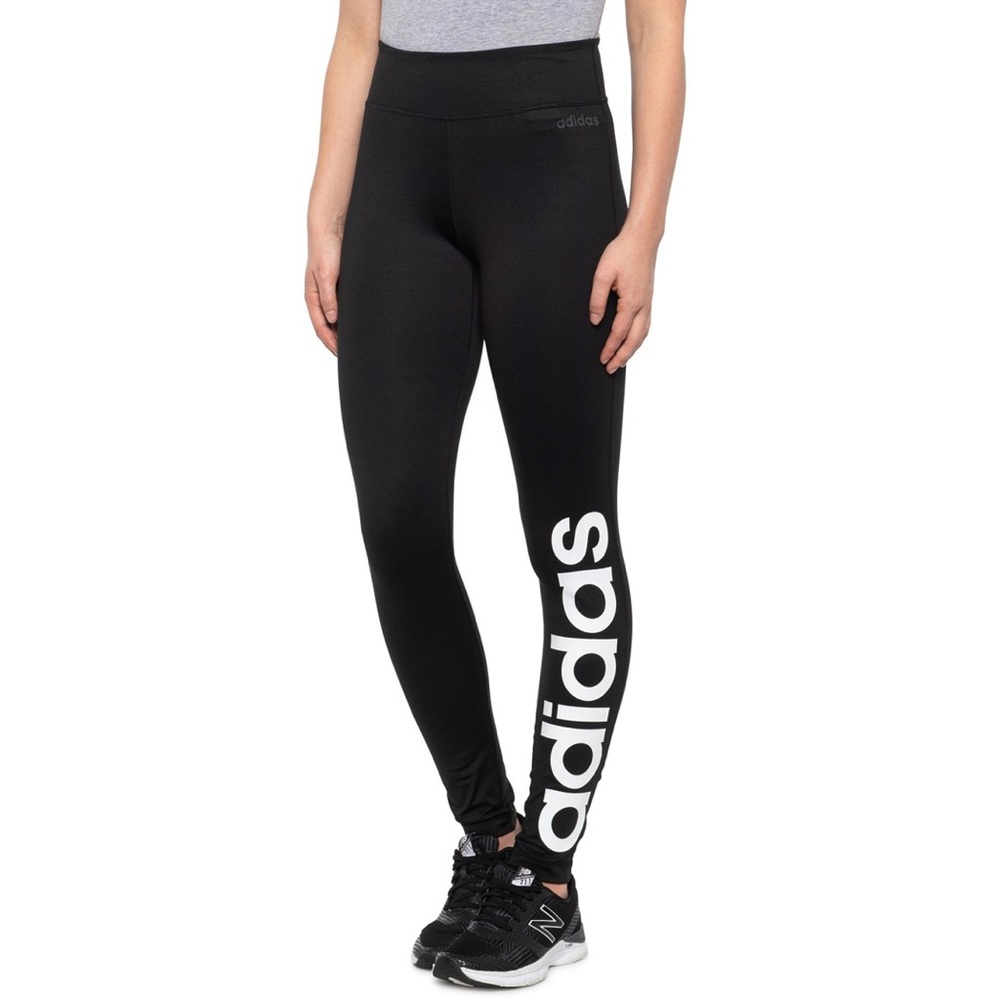 NICE BLACK *ADIDAS* CLIMALITE LEGGING TIGHTS!
